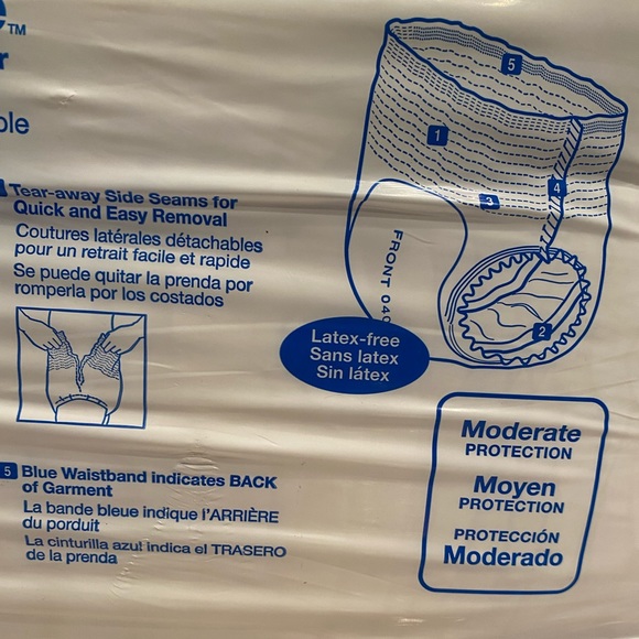 NEW IN PACKAGE—Comfort Care Disposable Underwear 25 Count Size L - Picture 6 of 6